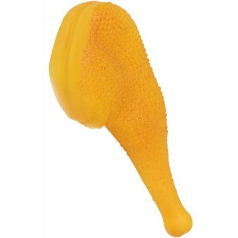 orchidée-Cheveux de compagnie jouet Pet Roast Poulet pieds grincantes jouet drôle Sounding Sounding Dents Nettoyage Jouet Pour Petite Grand Chien Jouets Orange, Bouquet de poulet Chewer