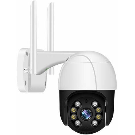 ORCHIDÉE orchidSurveillance Camera Ptz Wifi Wireless 1080P 2Mp Hd, Indoor/Outdoor Surveillance Camera, Two-Way Audio, Motion Detection, Remote Access