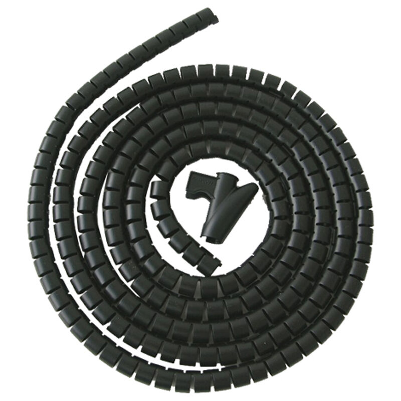 Eurobric - Ordenacables 3m ø15mm negro