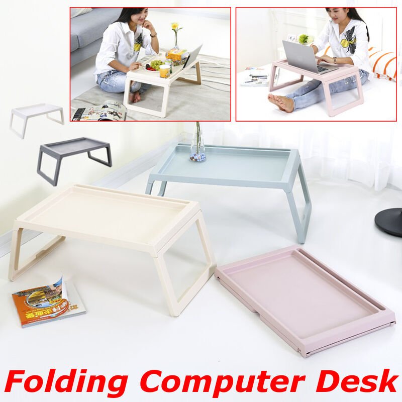 Mesa de ordenador ajustable portátil de escritorio girar mesa de cama para  PC puede ser levantado Escritorio con rueda, Auxiliar Mesa portátil para  Sofá