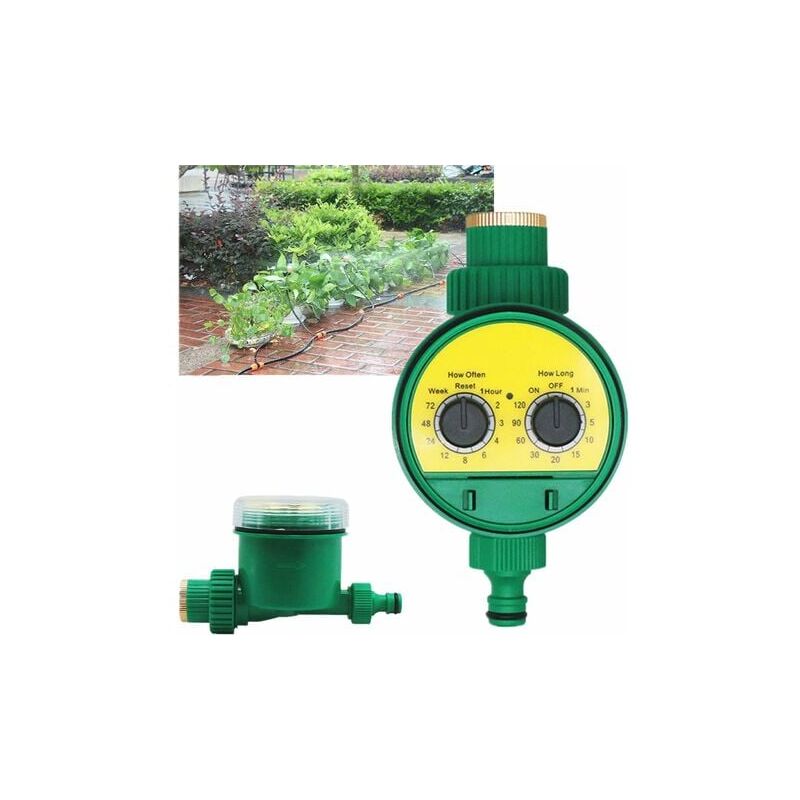 Ordinateur d'arrosage automatique Minuterie d'arrosage Minuterie d'arrosage Horloge avec plusieurs programmes d'arrosage pour l'agriculture à effet