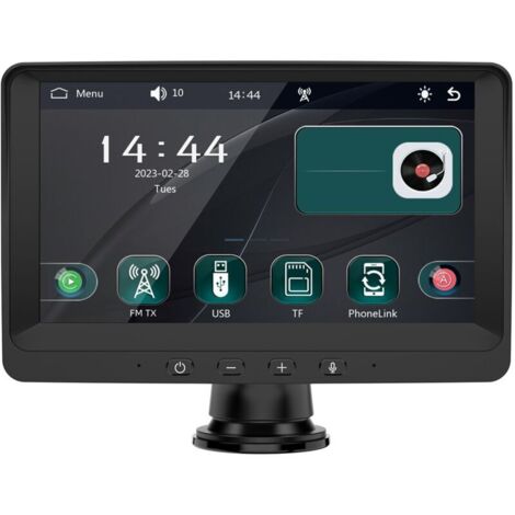 Ordinateur de bord portable avec grand écran sans fil et système de navigation intelligent tout-en-un