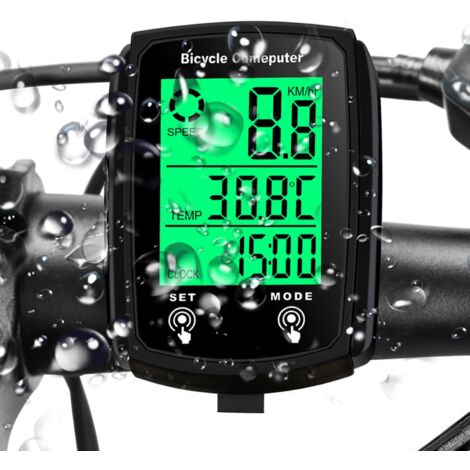Ordinateur GPS Vélo Sans Fil - Écran LCD 2,4 Pouces, Autonomie 28h, Rétroéclairage Permanent, Parfait Pour Randonnées Et Sorties Longue Durée