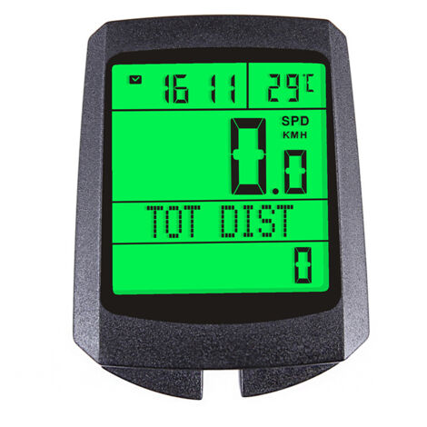 Ordinateur de vélo, multifonctionnel sans fil IP65 étanche compteur de vitesse de vélo odomètre mémoire de réveil automatique capteur de rétroéclairage LCD vitesse de vélo suivi de route odomètre 1pc 