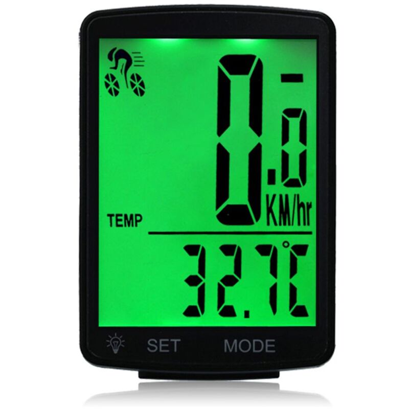 Fei Yu - Ordinateur de vélo sans fil multifonction avec écran lcd