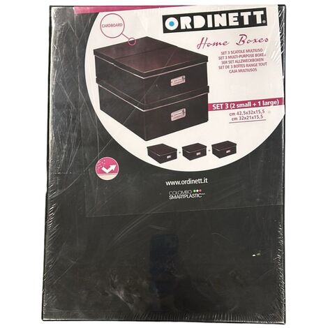 ORDINETT - SET 3 HOME BOX ( 2 SMALL+1LARGE) 42.5X32X15.6
