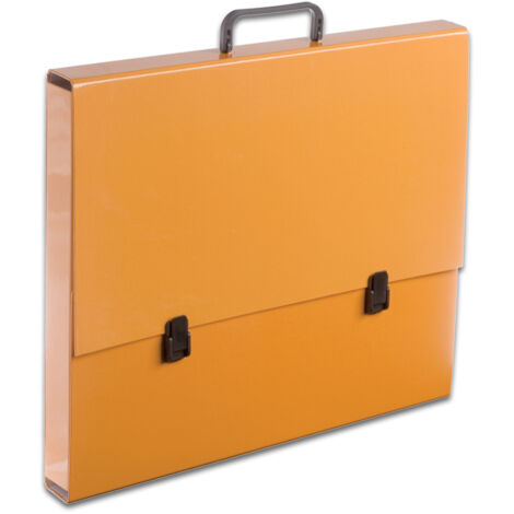 Ordner mit Griff A3 5 cm Penmate orange pastell