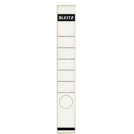 Ordnerrückenetikett schmal/lang 39 x 285 mm (B x H) selbstklebend mit Griffloch weiß 10 Etik./Pack.