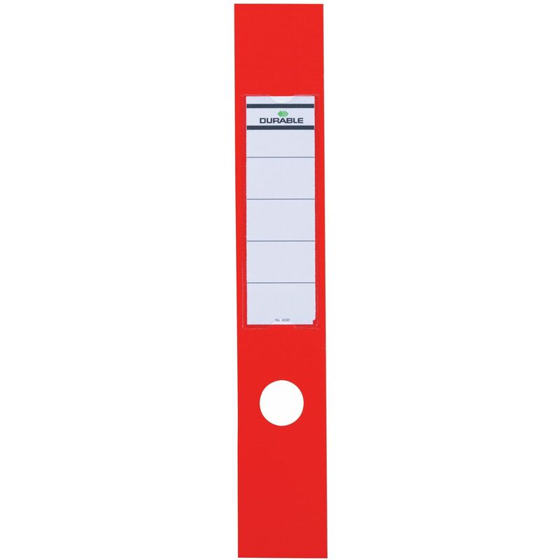 Durable Ordofix Spine Labels Red - DB8090R