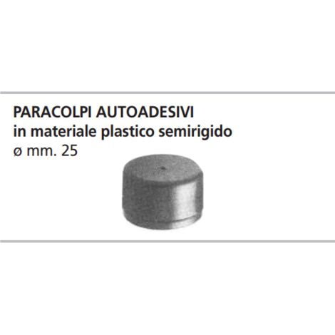 ORECA 0013775.SU - 8 PARACOLPI AUTOADESIVI IN PLASTICA MARRONI DIAMETRO MM.25