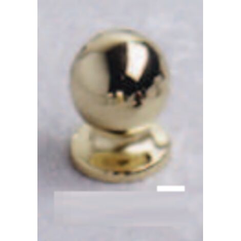 ORECA - 1 POMOLO TONDO A SFERA IN ZAMA ORO 20X25mm