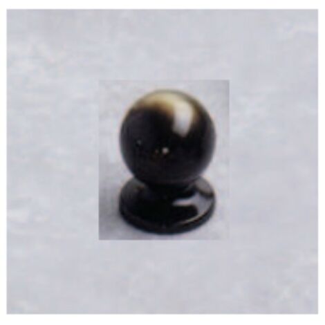 ORECA - 1 POMOLO TONDO A SFERA ZAMA  BRONZO SFUMATO 20X25mm
