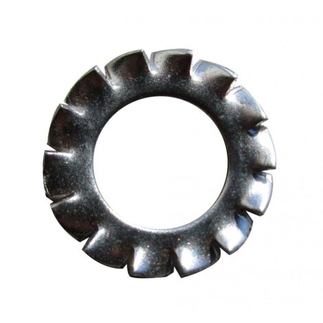ORECA - 20 RONDELLE ELASTICHE DENTELLATEESTERNE M.8 IN ACCIAIO ZINCATO