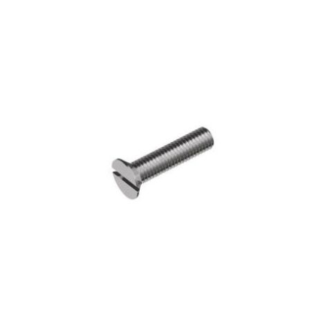 ORECA - 20 VITI PER METALLO TESTA PIANASVASATA IN INOX IMPRONTA A TAGLIO 3x16 mm