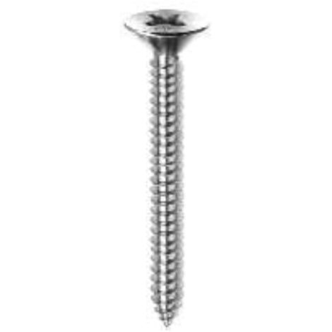 ORECA - 25 VITI AUTOFILETTANTI, TESTA PIANA SVASATA CON IMPRONTA A CROCE - ACCIAIO INOX 4,2X13MM