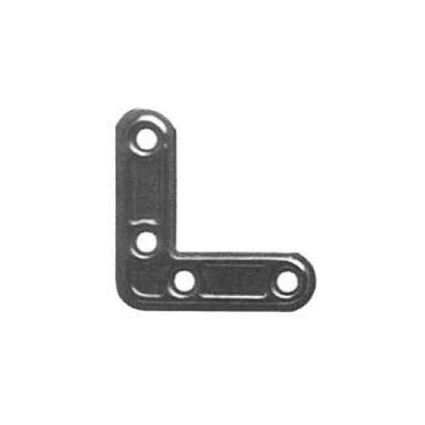 ORECA - 4 LASTRINE PIATTE AD ANGOLO IN ACCIAIO INOX 40X40X15
