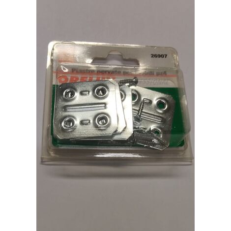 ORECA - 4 PIASTRE NERVATE PER MOBILI 40x40MM