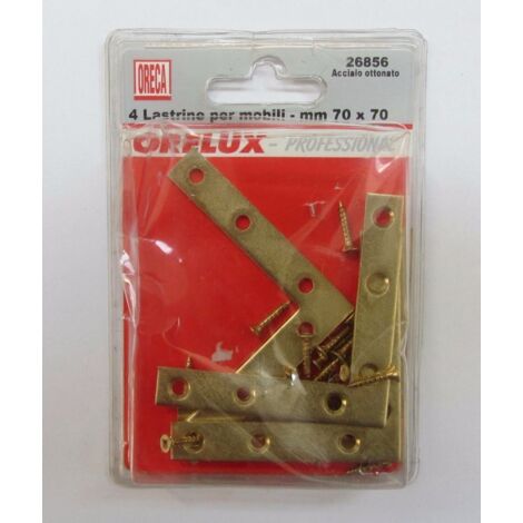 ORECA - 4PZ LASTRINE PER MOBILI 70X70MM