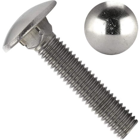 ORECA - 6 VITI PER METALLO TESTA TONDA CON QUADRO SOTTOTESTA 6X20MM