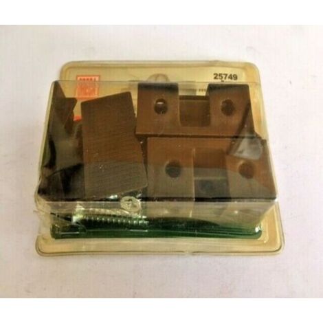 ORECA - ANGOLARI IN PLASTICA COLOR NOCECON TAPPO 43X20MM 4PZ