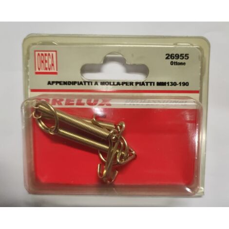 ORECA - APPENDIPIATTI A MOLLA MISURA PIATTI 130-190MM 1PZ