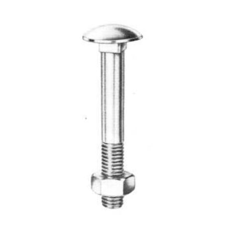 ORECA - BULLONI TESTA BOMBATA CON DADO ESAGONALE 5X20MM 4PZ