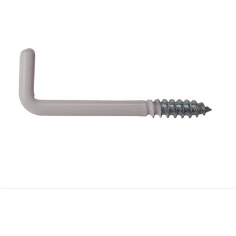 ORECA - CANCANI A VITE 2,6x10x30MM VERNICIATI DI BIANCO 4PZ
