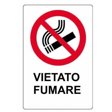Oreca CARTELLO SEGNALETICO VIETATO FUMARE