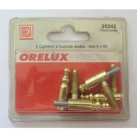 ORECA - CERNIERA A BUSSOLA PER MOBILI ADUE CORPI 9X66MM