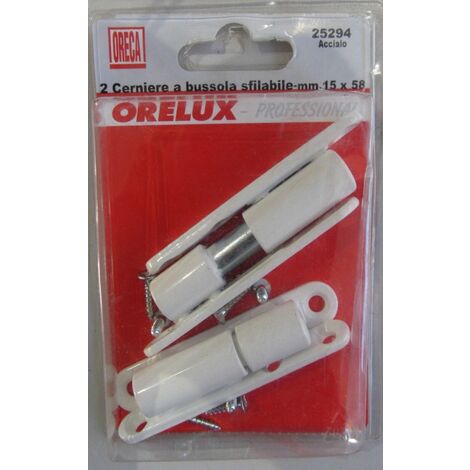 ORECA - CERNIERA A BUSSOLA SFILABILE 15X58MM