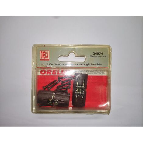 ORECA - CERNIERA A INCASSO A MONTAGGIO INVISIBILE 16X18,3MM PZ2
