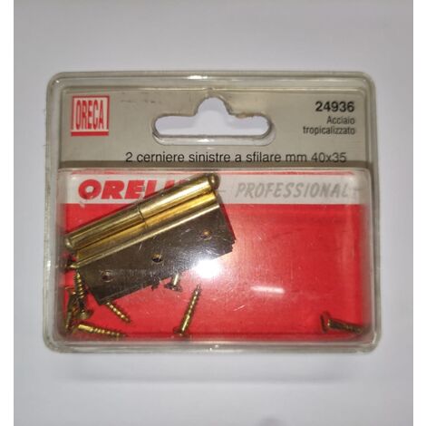 ORECA -  CERNIERA A SFILARE CURVA ALTA 17MM SX 40X35MM PZ2