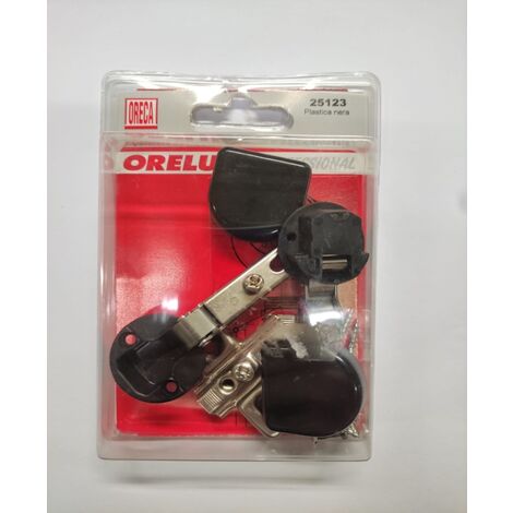 ORECA - CERNIERA DA INCASSO CON MOLLA PER ANTE FORO 26MM