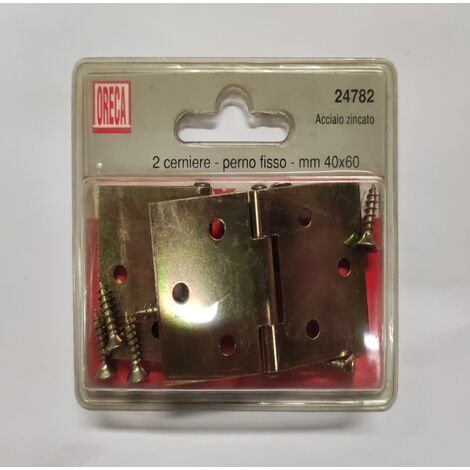 ORECA - CERNIERA LARGA CON PERNO FISSO 40X60MM PZ 2