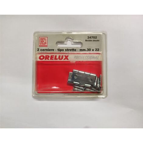 ORECA - CERNIERA TIPO STRETTO 30X22MM PZ2