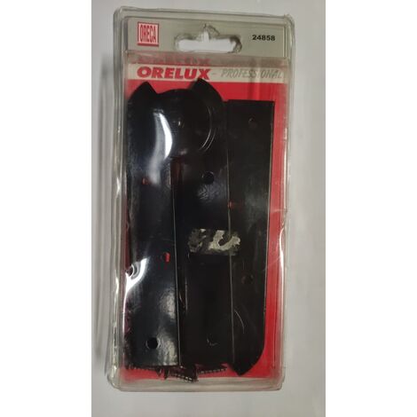 ORECA - CERNIERE  NERE PER SCALE DOPPIEE CAVALLETTI 150MM PZ2