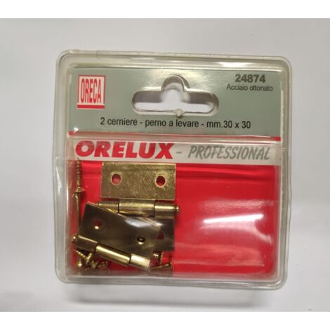 ORECA - CERNIERE SEMILARGHE 30X30MM 2PZ
