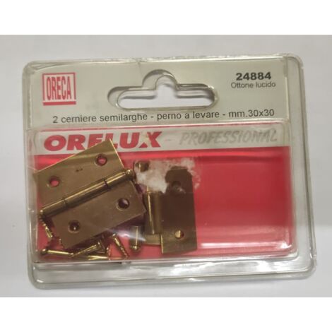 ORECA - CERNIERE SEMILARGHE 30X30MM PZ2