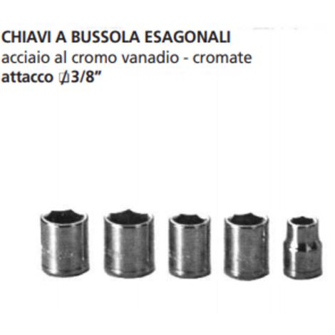 ORECA-CHIAVE A BUSSOLA ESAGONALE ATTACCO3/8 mm 8 CROMO VANADIO