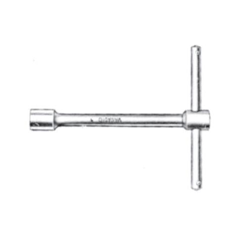 ORECA-CHIAVE A T BOCCA ESAGONALE MODELLO CORTO mm 5 CROMATE