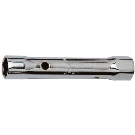 ORECA-CHIAVE A TUBO DOPPIA BOCCA ESAGONALE mm 6X7 CROMATA