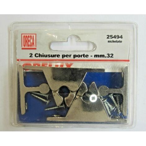 ORECA - CHIUSURE NICHELATE PER PORTE PZ2