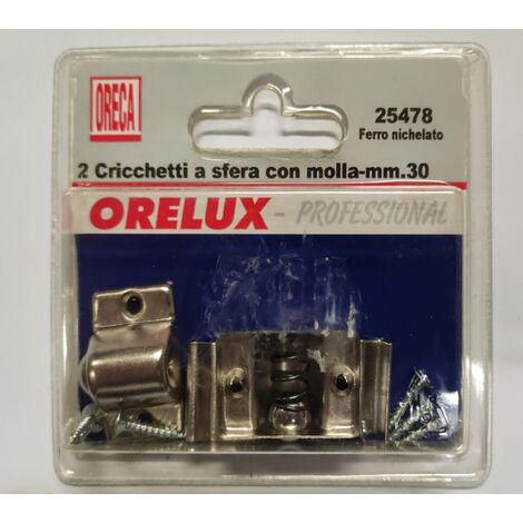 ORECA - CRICCHETTI A SFERA CON MOLLA 30MM PZ2