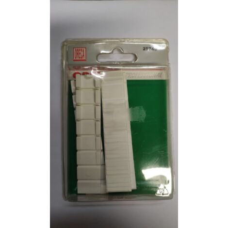 ORECA - CUNEI MOBILI 20X100MM 4PZ IN PLASTICA BIANCA