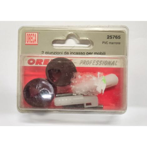 ORECA - GIUNZIONE DA INCASSO PER MOBILI25X12MM
