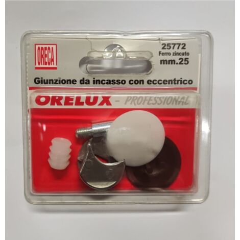 ORECA - GIUNZIONI DA INCASSO CON ECCENTRICO 25MM