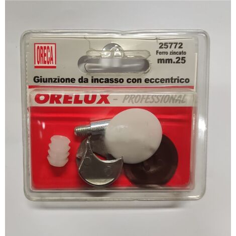 ORECA - GIUNZIONI DA INCASSO CON ECCENTRICO 25MM