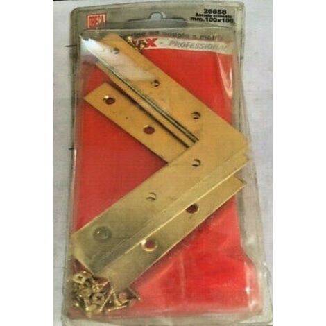 ORECA - LASTRINA PIATTA AD ANGOLO 100X100MM 4PZ