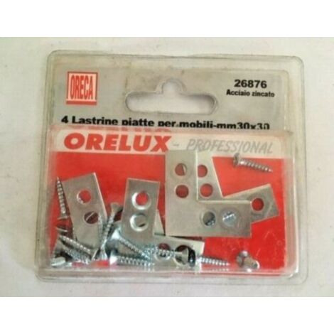 ORECA - LASTRINE PIATTE PER MOBILI 30X30MM