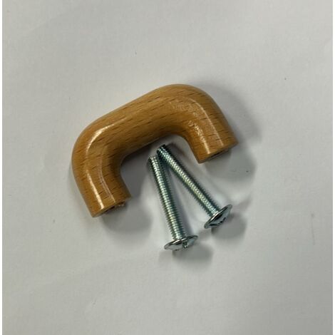 ORECA - MANIGLIA IN LEGNO DI FAGGIO DIAMETRO 11MM 43X32MM